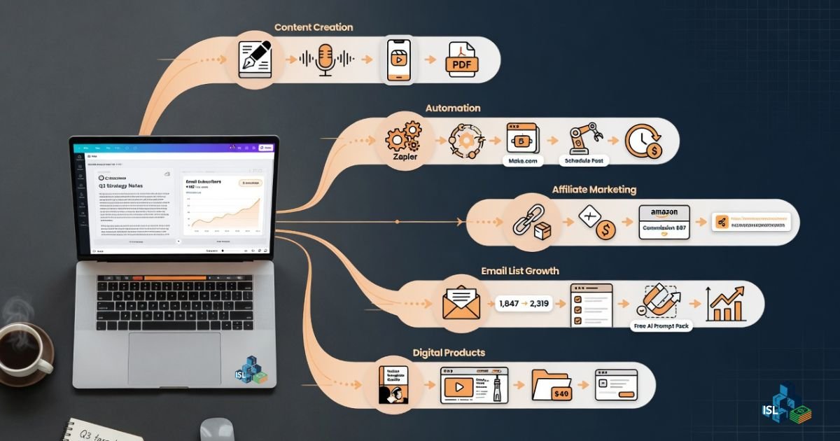 Multiple Income Streams with AI Tools: 2026 Step-by-Step Guide
