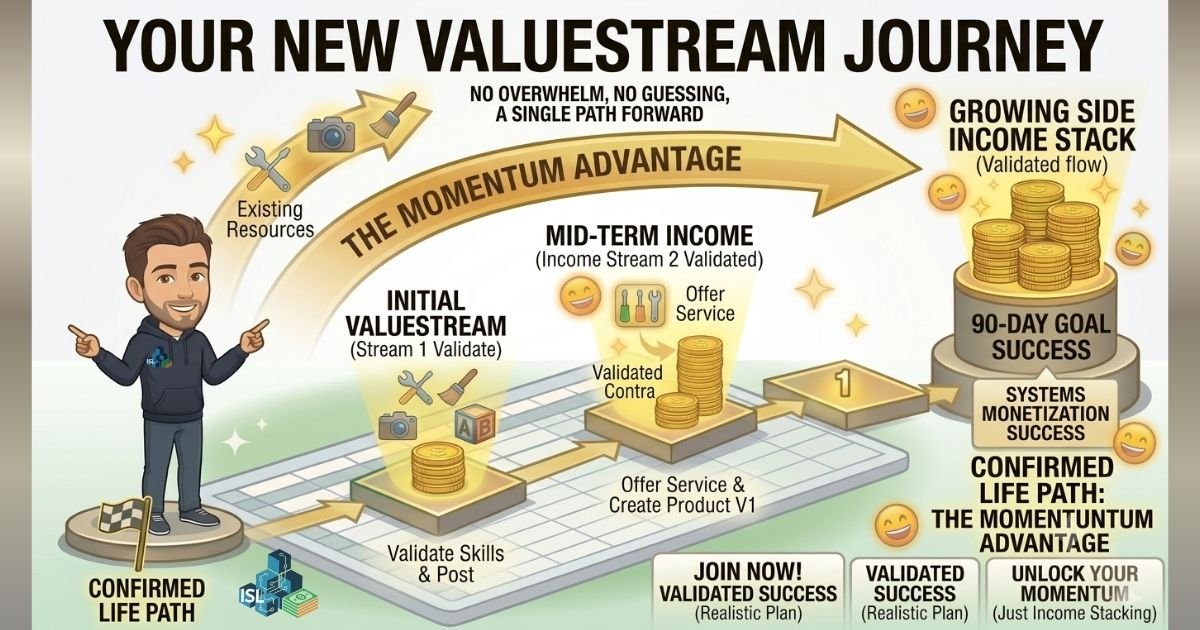 Income Stack Plan: 3-Stream System Adding an Extra Paycheck Every Month