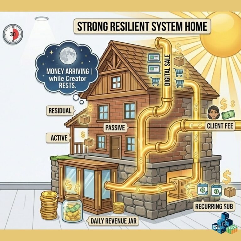 Income Stacking Like Building a House image by ISL