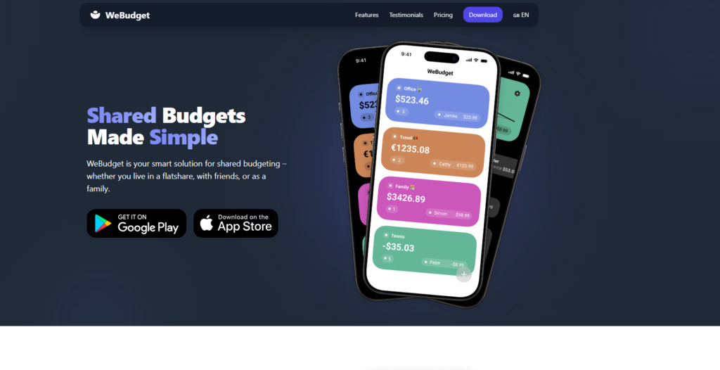 Screenshot of Website: