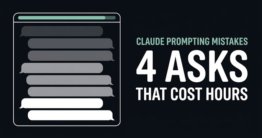 Claude Prompting Mistakes: 4 Habits That Cost Hours | ISL